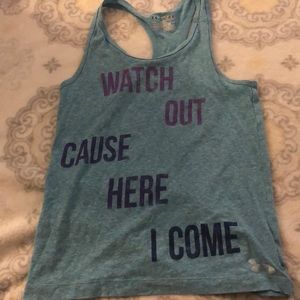 Girls workout tank under armour